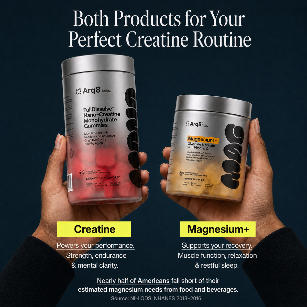 Arq8™ Creatine + Magnesium Gummies