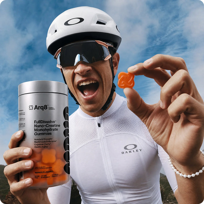Athlete with Arq8 Gummies