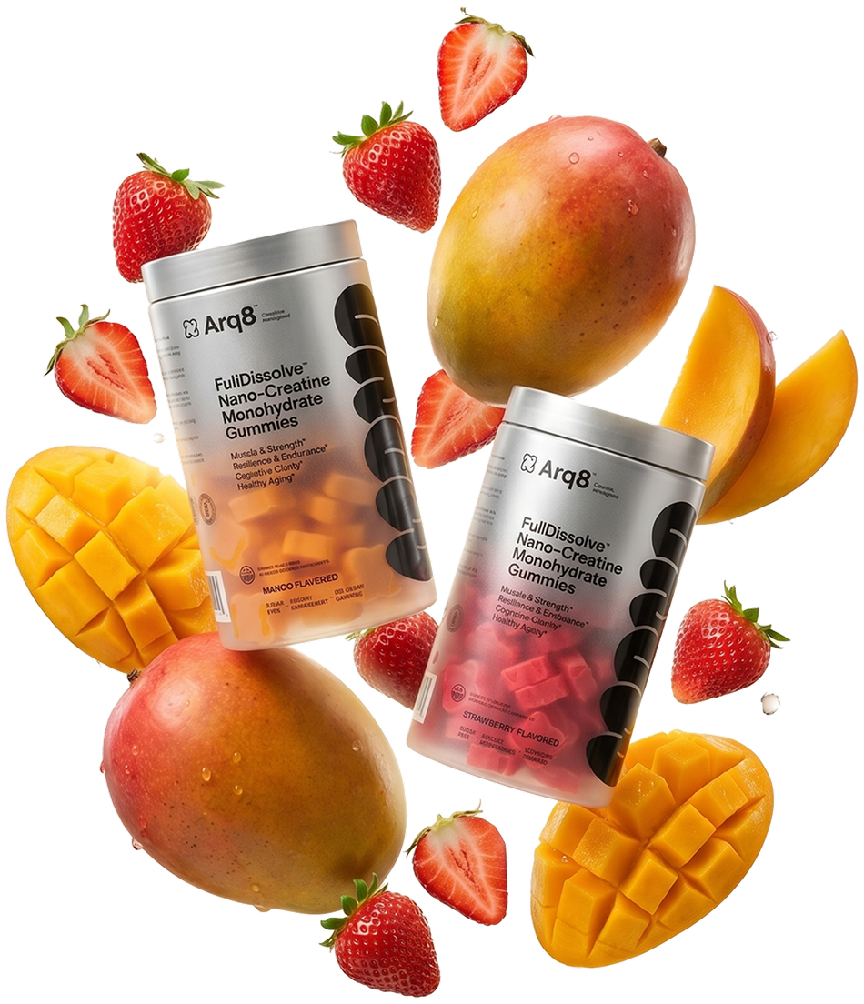 Arq8 strawberry and mango jars with fruit