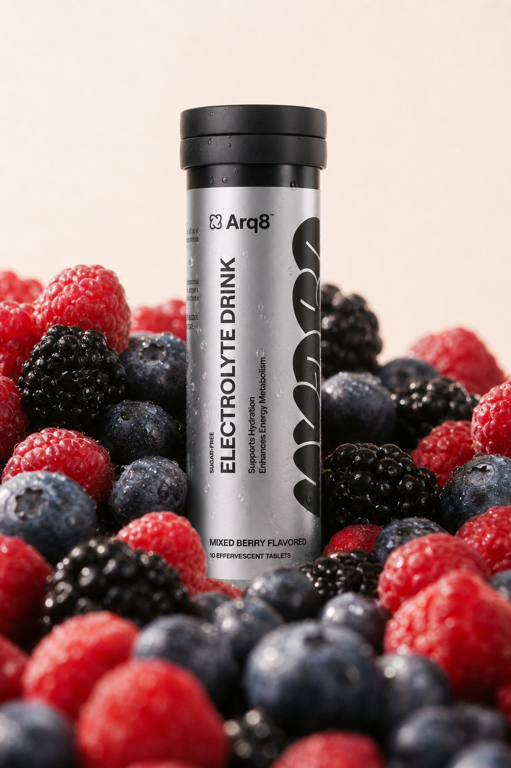 <p>Real berry flavor. <em><br/>Clean ingredients.</em></p>